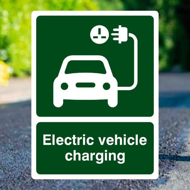 EV Charging Point Sign v5-The Safety Sheep Store