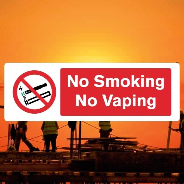 No Smoking No Vaping Sign - The Safety Signs Store