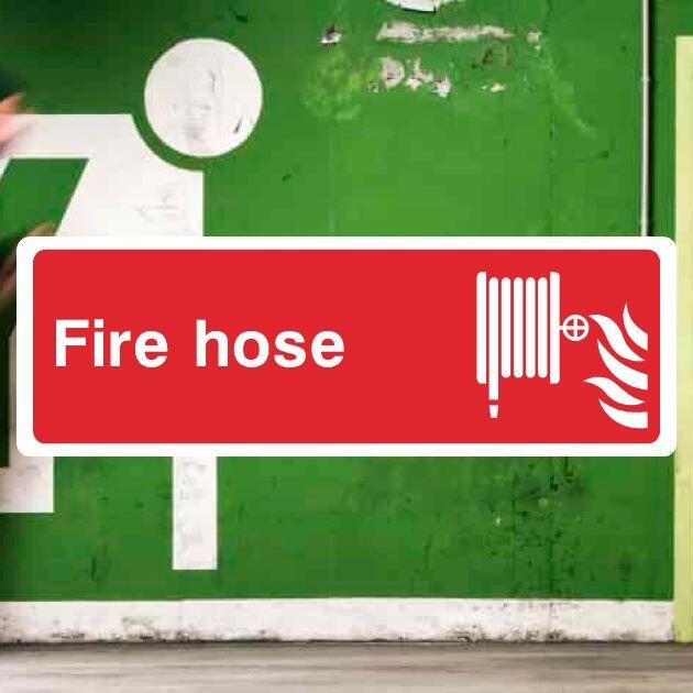 Fire Hose Sign - UK Safety Signs Store