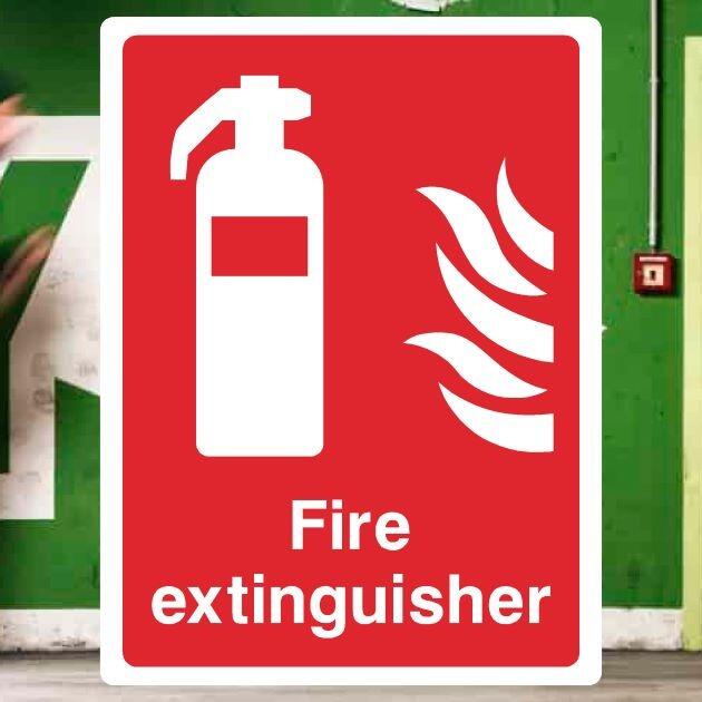 Fire Extinguisher Fire Sign - UK Safety Signs Store