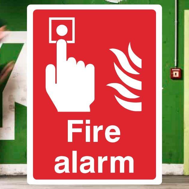 Fire Alarm Fire Equipment Sign-The Safety Sheep Store