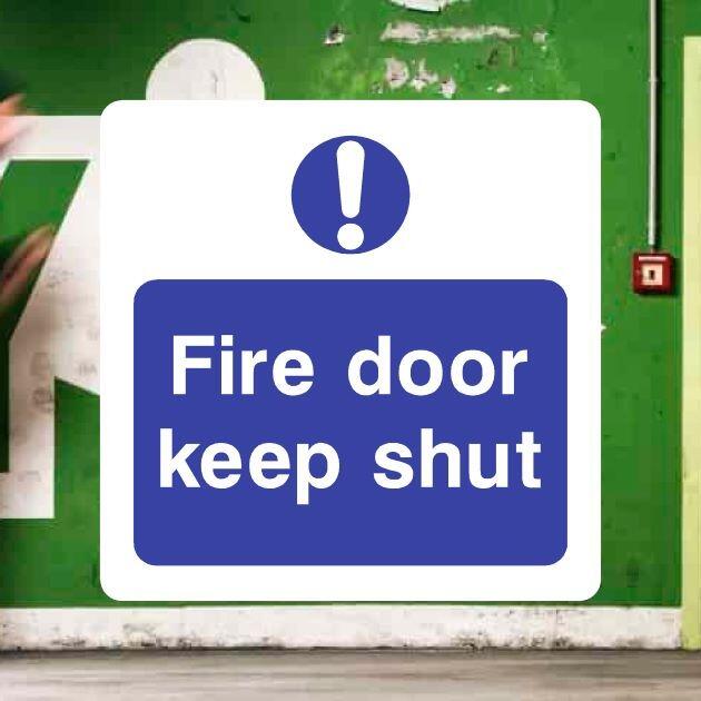 Fire Door Keep Shut Sign-The Safety Sheep Store