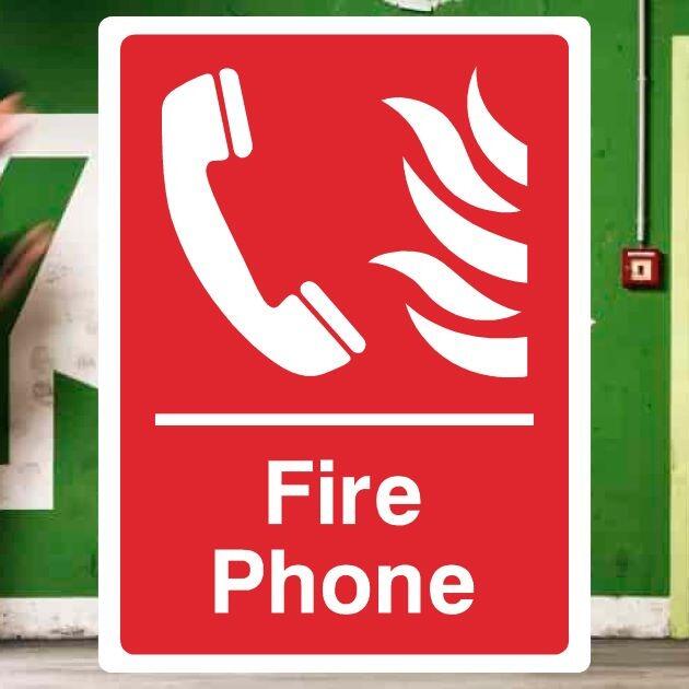 Nearest Phone Location. Sign Fire Phone Location Sign – Durable UK Safety Signage – The Safety Sheep ...