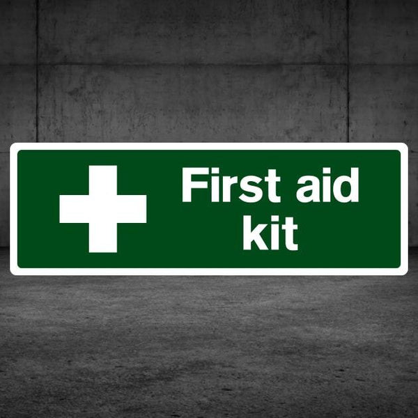 First Aid Kit Location Sign - Durable & Compliant – The Safety Sheep Store