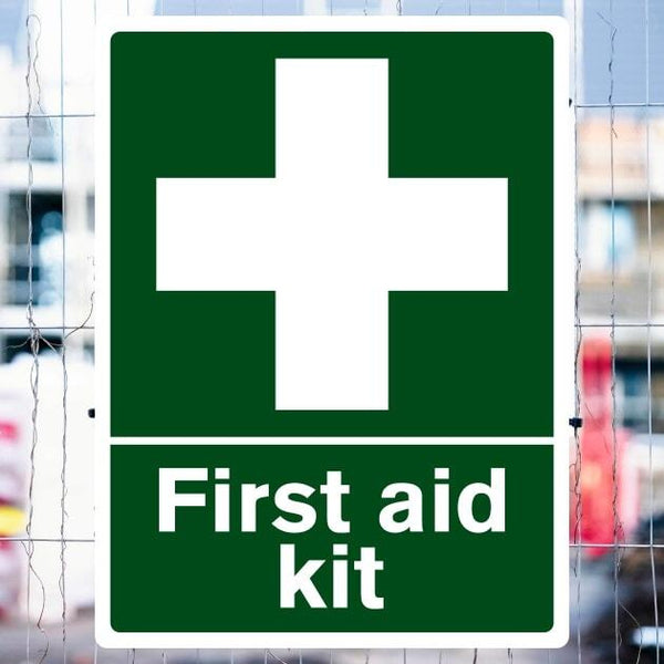 First Aid Kit Location Sign Landscape – HSE Compliant – The Safety ...