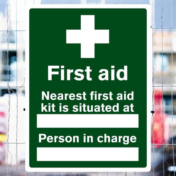 First Aid Kit Location Sign | Compliant Safety Sign UK – The Safety ...