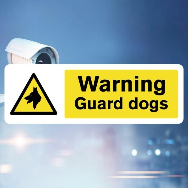 Guard Dogs Sign-The Safety Sheep Store