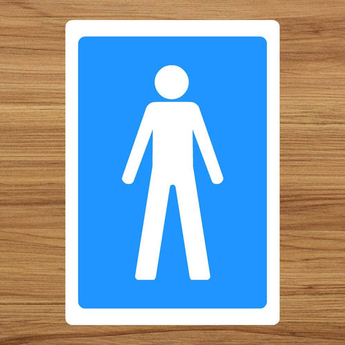 Male Toilet Sign Made in Britain | Fast Shipping and Discounts – The ...