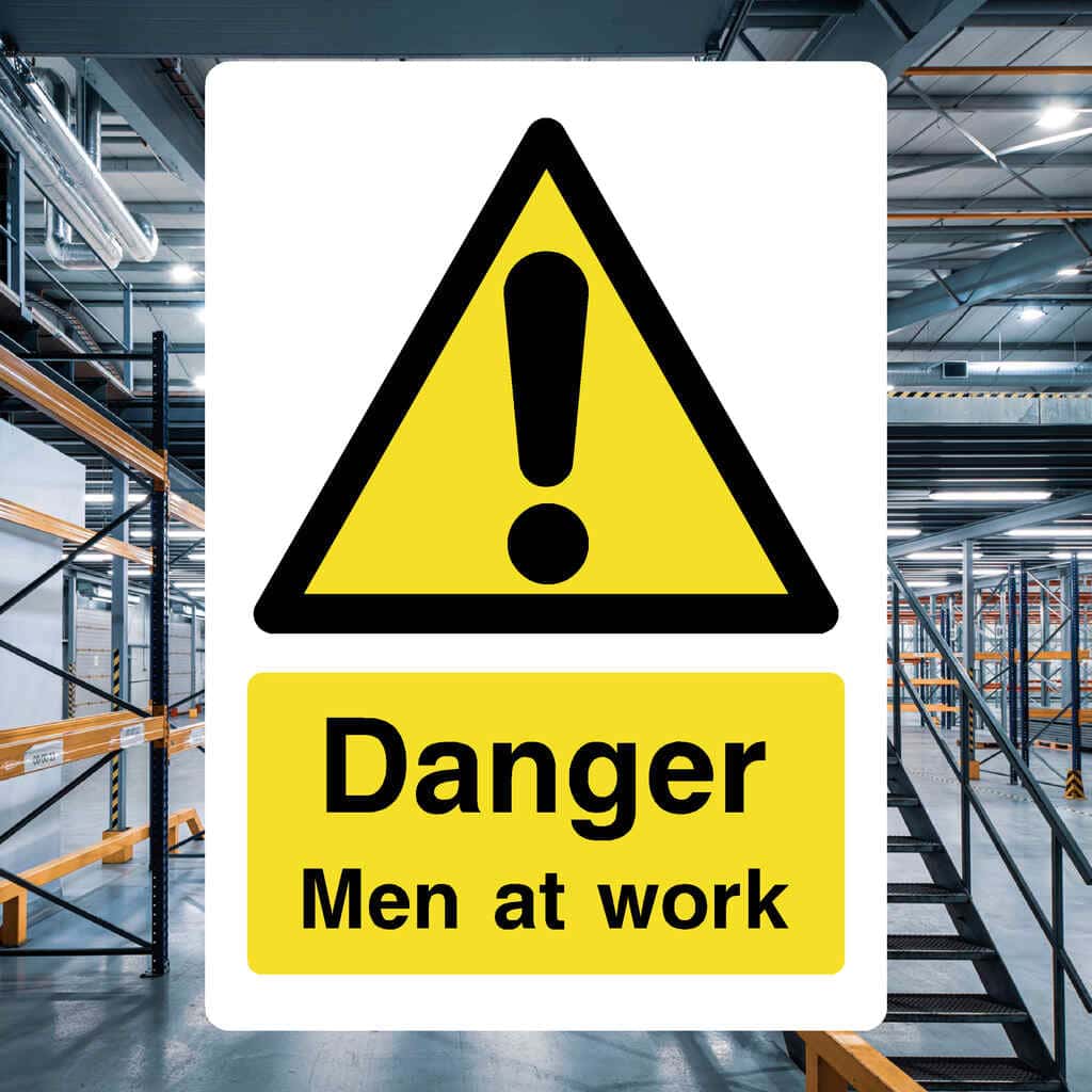 Men At Work Sign-The Safety Sheep Store