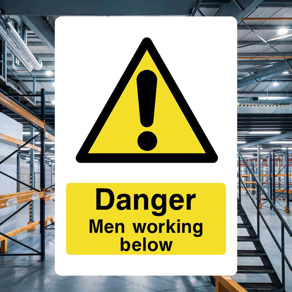 Men Working Below Sign-The Safety Sheep Store