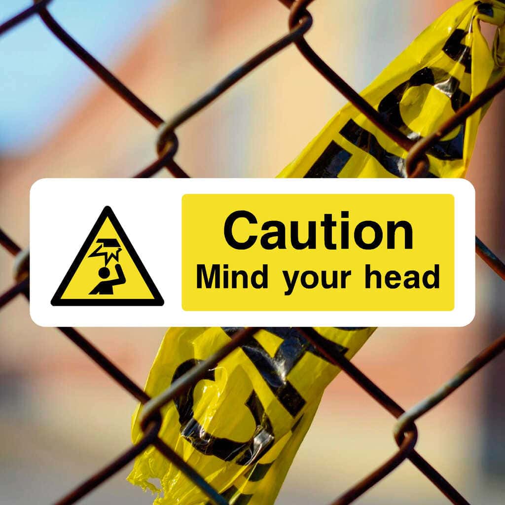 Mind Your Head Sign-The Safety Sheep Store