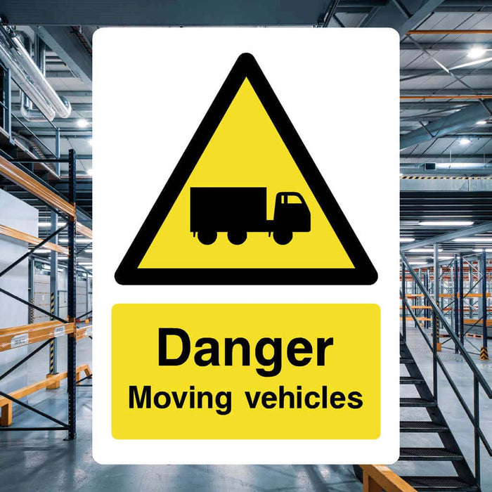 Moving Vehicles Sign - The Safety Sheep Store