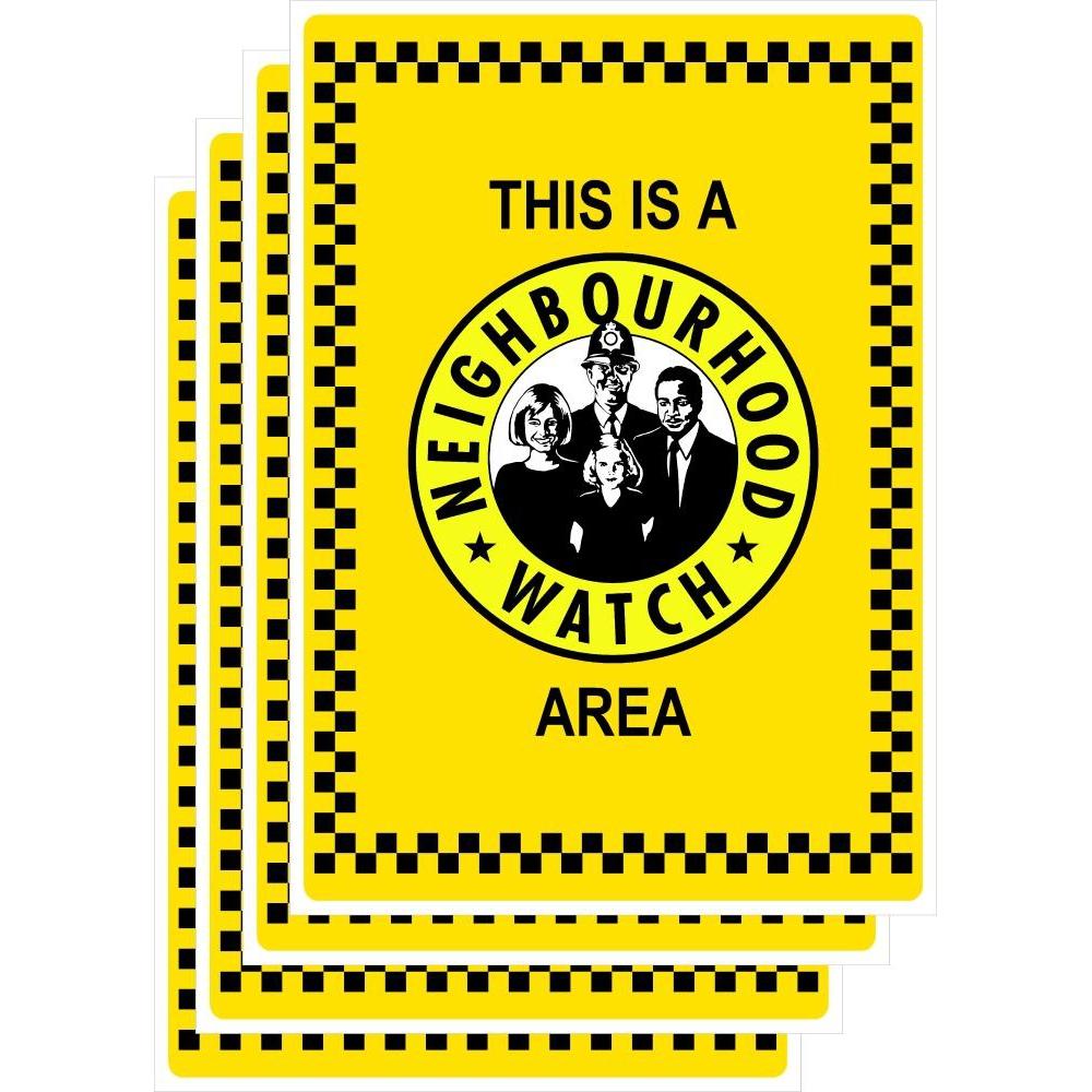 Multipack Neighbourhood Watch Sign | 5 Pack-The Safety Sheep Store
