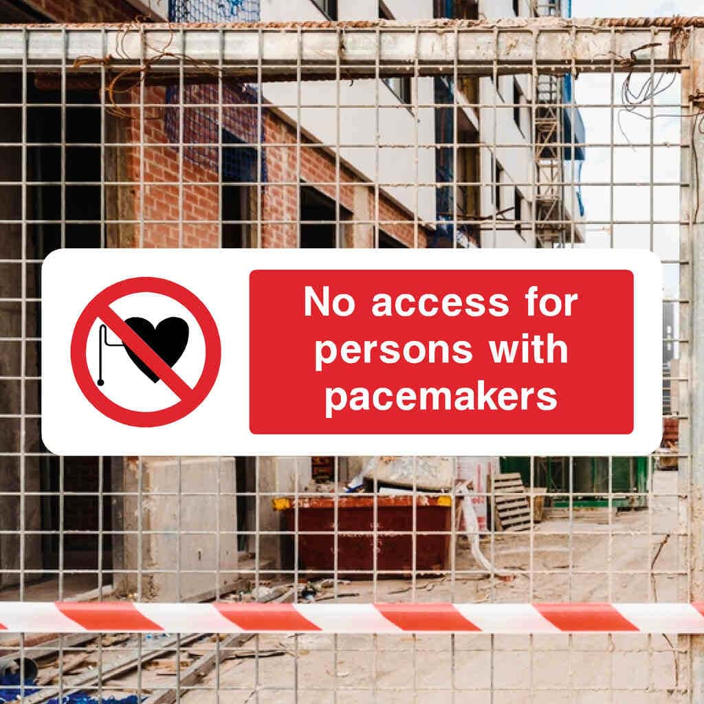 No Access To Persons With Pacemakers Sign-The Safety Sheep Store