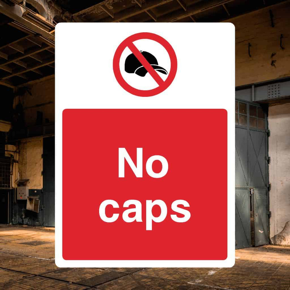 No Caps Sign – Made in Britain, Fast Shipping, Trade Discounts – The ...