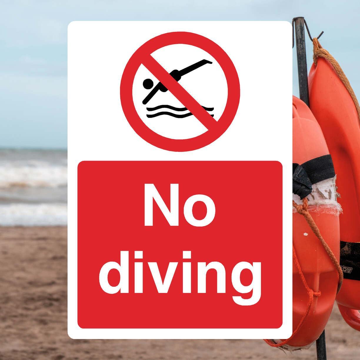 No Diving Sign-The Safety Sheep Store