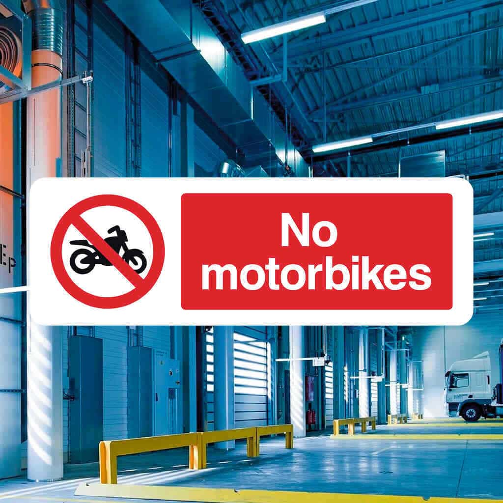 No Motorbikes Sign-The Safety Sheep Store
