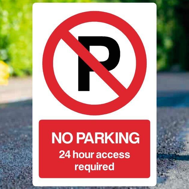 No Parking Access Sign v4-The Safety Sheep Store