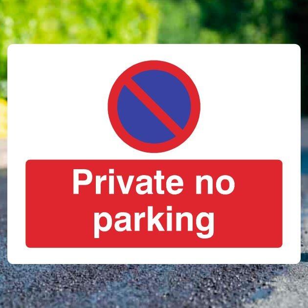 No Parking Private Sign-The Safety Sheep Store
