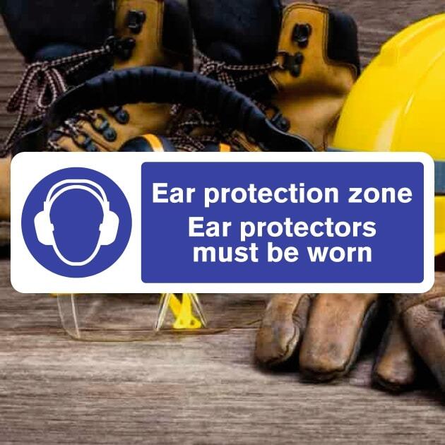 Ear Protectors Must Be Worn Sign - The Safety Signs Store