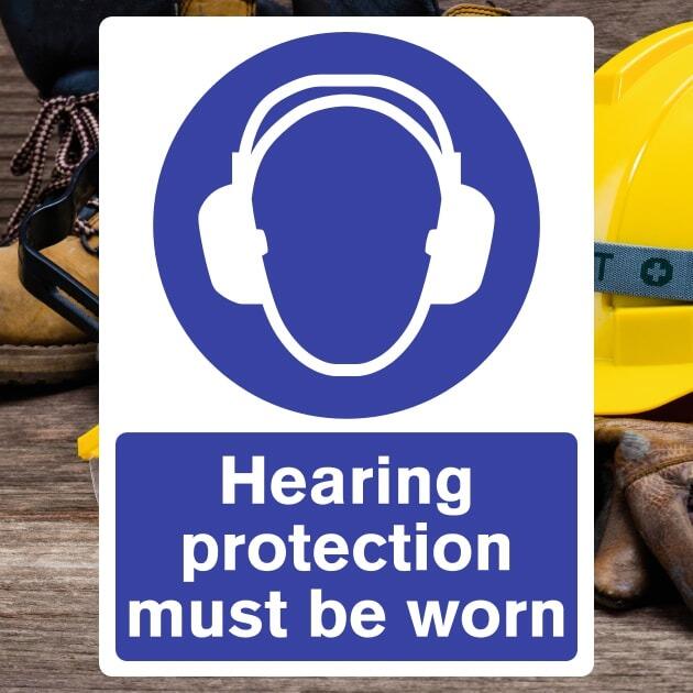 Hearing Protection Must Be Worn Sign - The Safety Signs Store