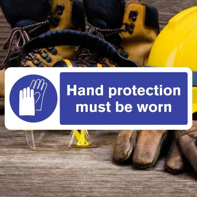 Hand Protection Must Be Worn Sign - The Safety Signs Store