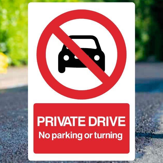 Private Drive Sign v3-The Safety Sheep Store