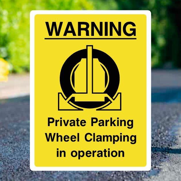 Private Parking Clamping Sign-The Safety Sheep Store