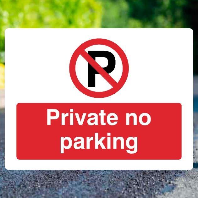 Private Parking P Sign-The Safety Sheep Store