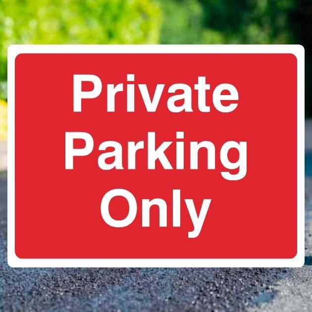 Private Parking Sign-The Safety Sheep Store