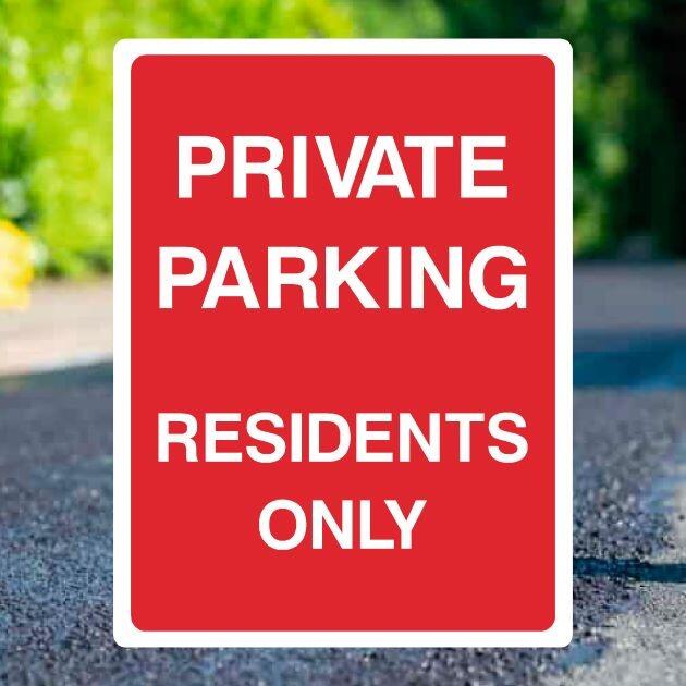 Private Parking Sign v2-The Safety Sheep Store