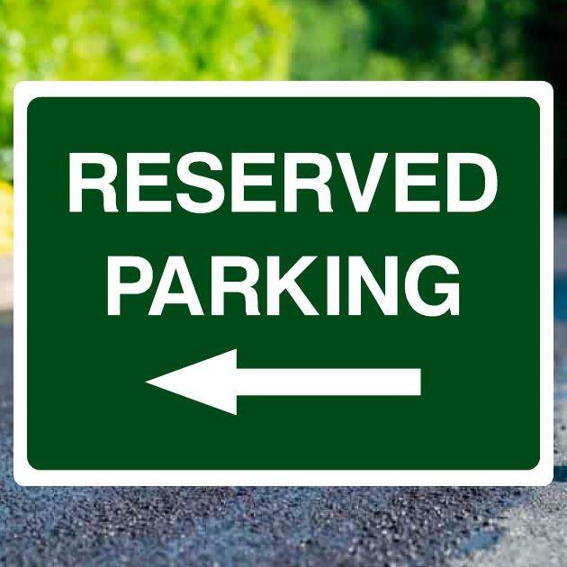 Reserved Parking Left Sign-The Safety Sheep Store