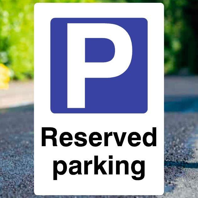 Reserved Parking P Sign-The Safety Sheep Store
