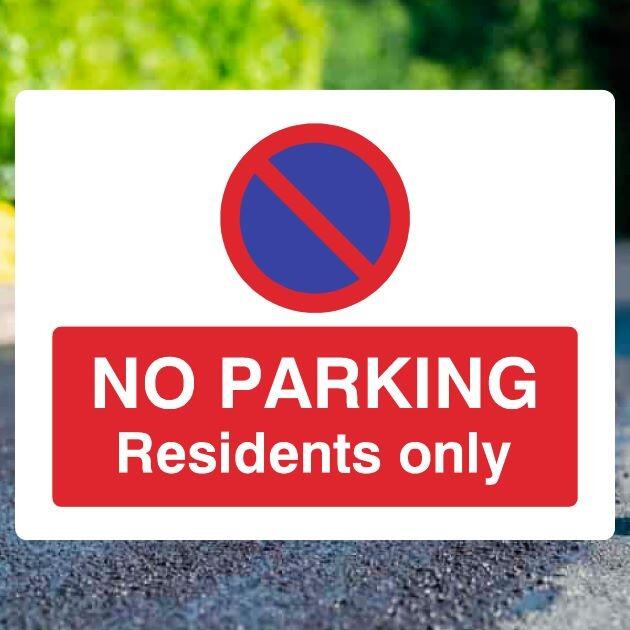 Residents Only Sign-The Safety Sheep Store