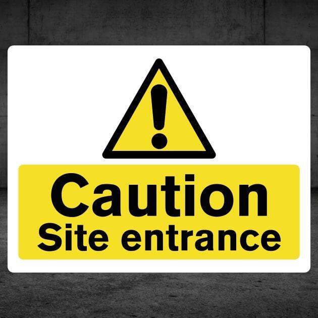 Site Entrance Warning Sign-The Safety Sheep Store