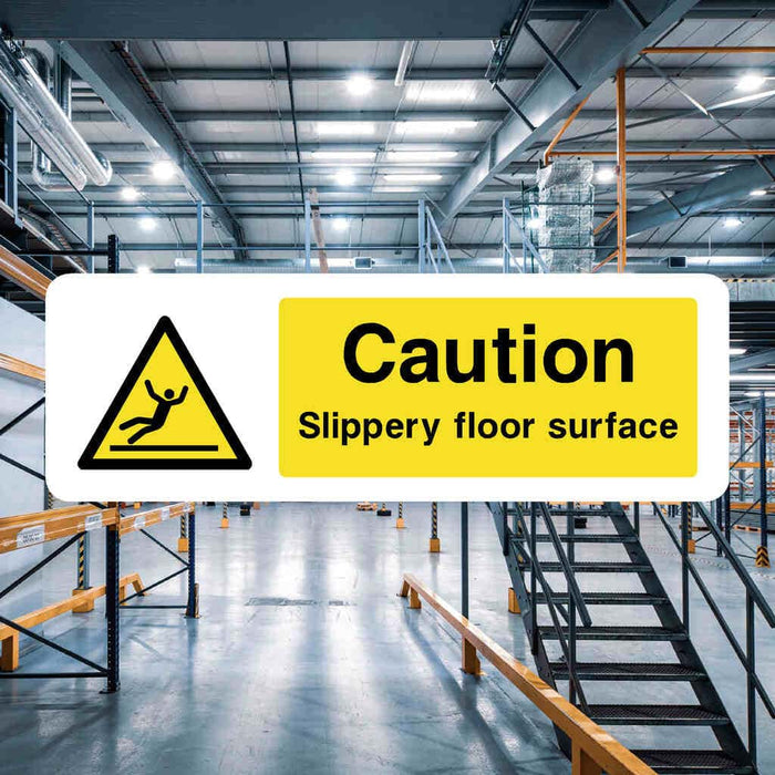 Curated visual reference: Fresh Look at Slippery Floor Surface Sign Durable Hazard Warning Uk