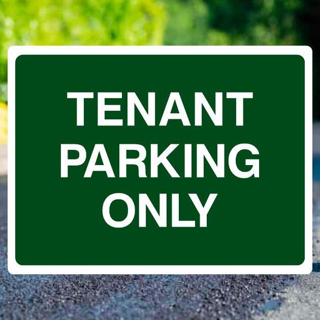 Tenant Parking Sign-The Safety Sheep Store