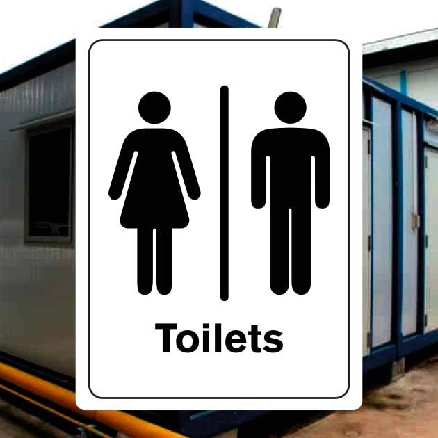Toilets Sign - The Safety Signs Store
