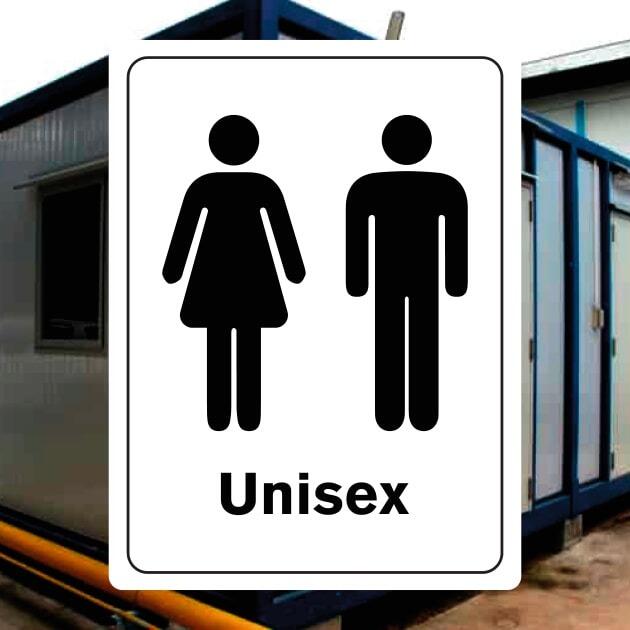Unisex Toilets Sign - The Safety Signs Store