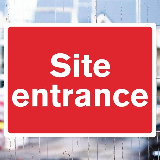 Site Entrance Sign - The Safety Signs Store