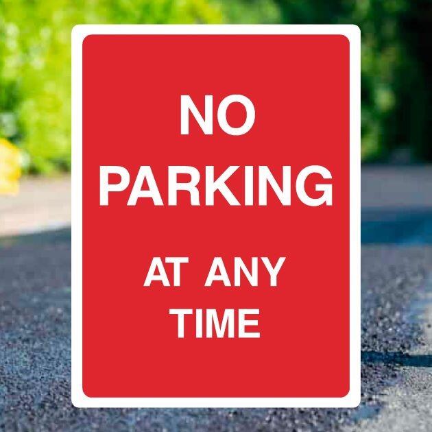 No Parking At Any Time Sign - UK Safety Signs Store