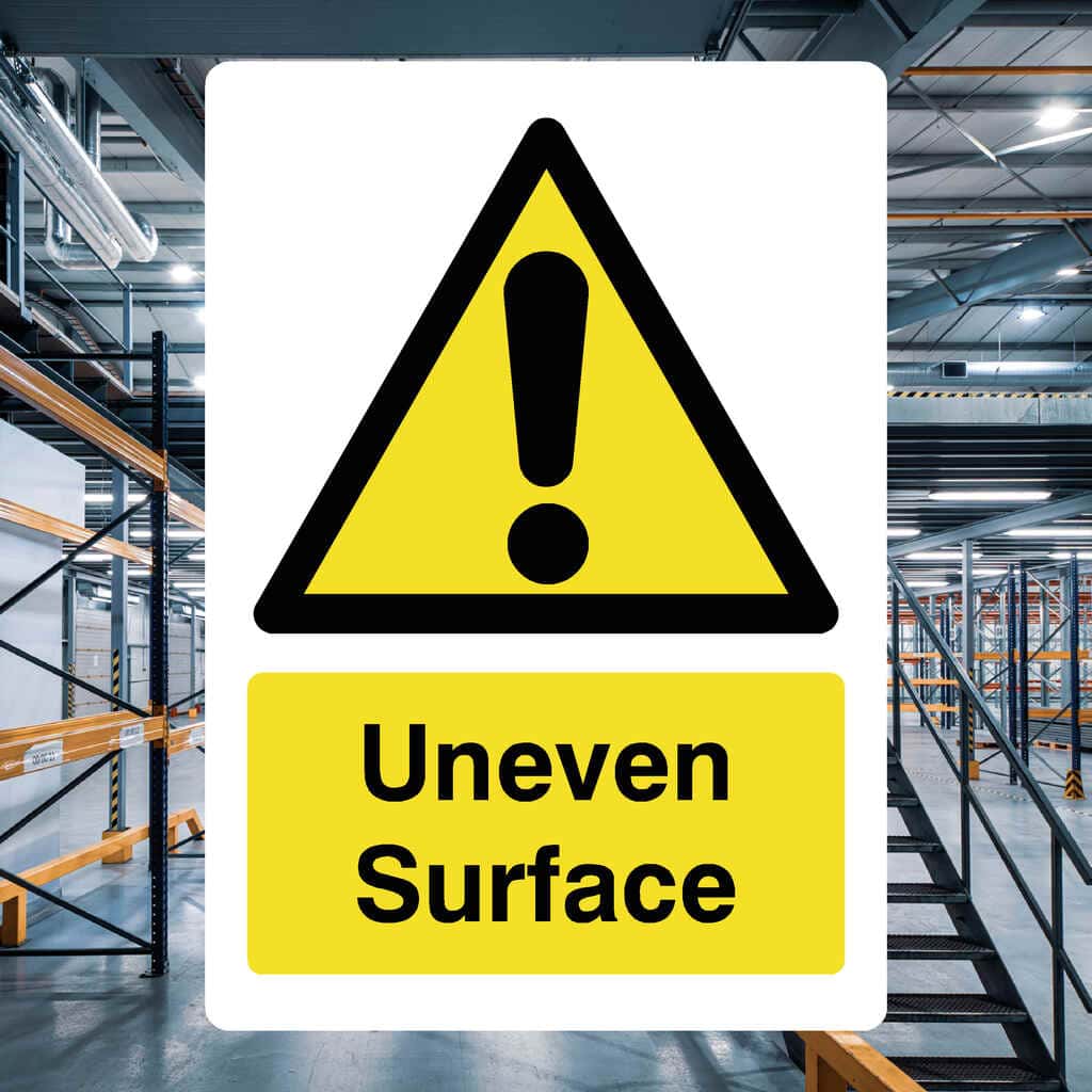 Uneven Surface Sign-The Safety Sheep Store